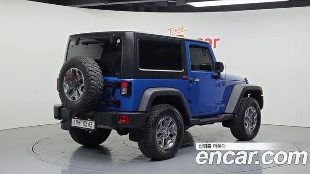 JEEP WRANGLER 2016 — 146 180 км, синий, Корея — под ключ — фото 2