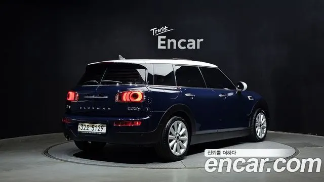 MINI COOPER D CLUBMAN 2018 — 69 798 км, синий, Корея — под ключ — фото 2