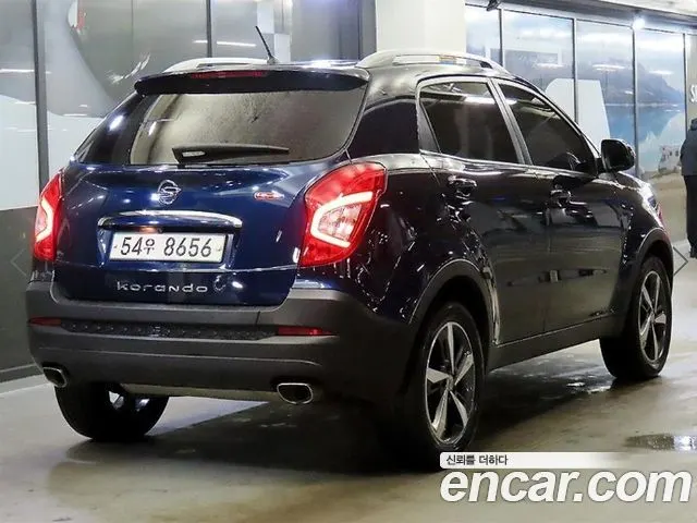 KGM STYLE KORANDO C 2017 — 164 665 км, синий, Корея — под ключ — фото 4