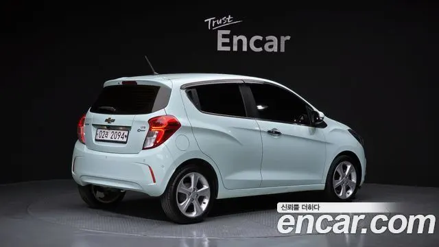 CHEVROLET SPARK 2017 — 115 943 км, голубой, Корея — под ключ — фото 2
