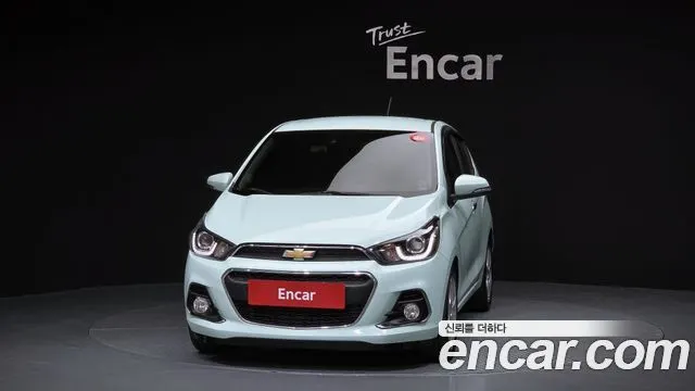 CHEVROLET SPARK 2017 — 115 943 км, голубой, Корея — под ключ — фото 3