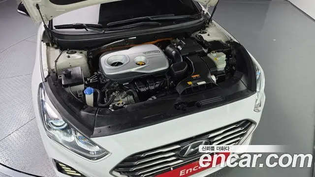 HYUNDAI SONATA HYBRID 2019 — 221 969 км, белый, Корея — под ключ — фото 6