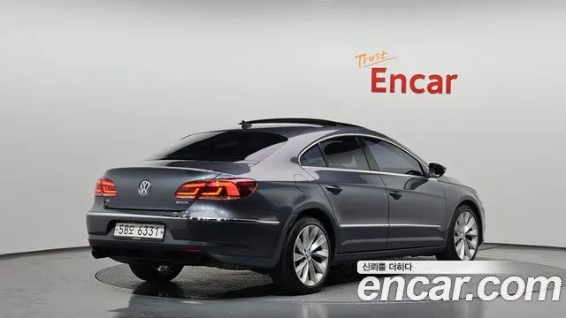 VOLKSWAGEN CC 2015 — 220 220 км, серый, Корея — под ключ — фото 2