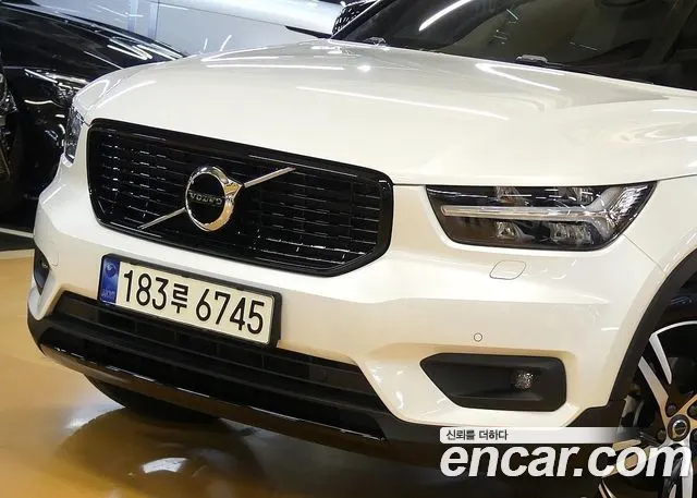 VOLVO XC40 2021 — 69 400 км, белый-перламутр, Корея — под ключ — фото 5