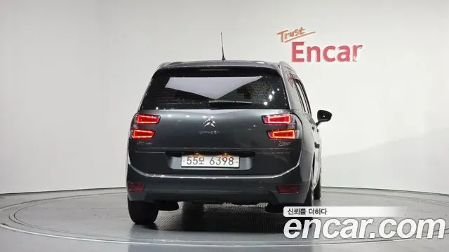CITROEN GRAND C4 PICASSO 2015 — 96 868 км, серый, Корея — под ключ — фото 4