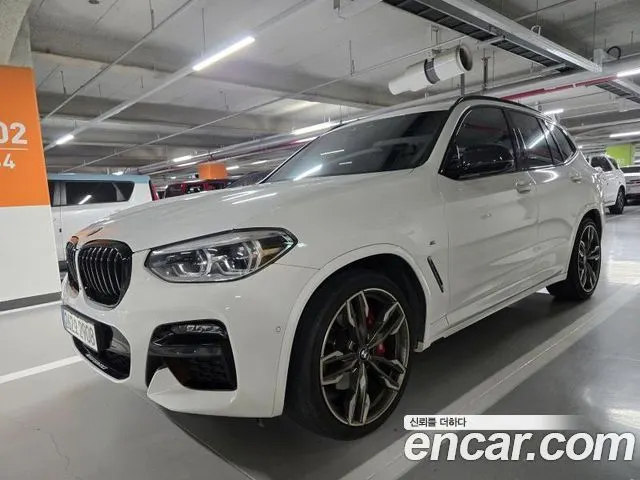 BMW X3 2021 — 93 000 км, белый, Корея — под ключ — фото 2