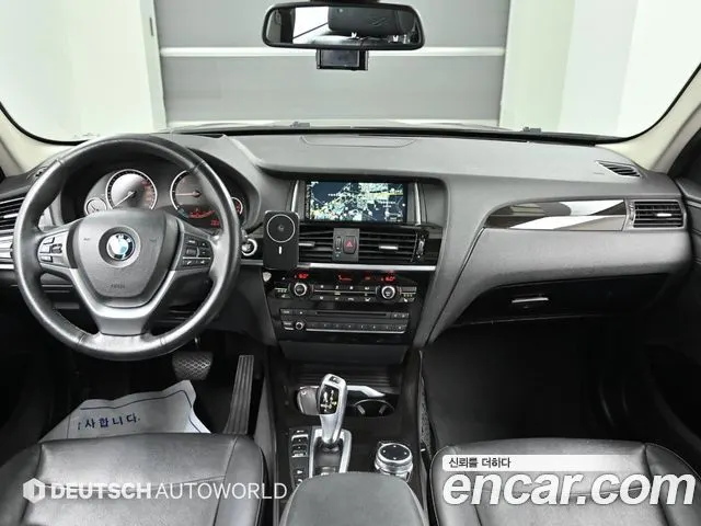 BMW X3 2015 — 201 500 км, чёрный, Корея — под ключ — фото 7