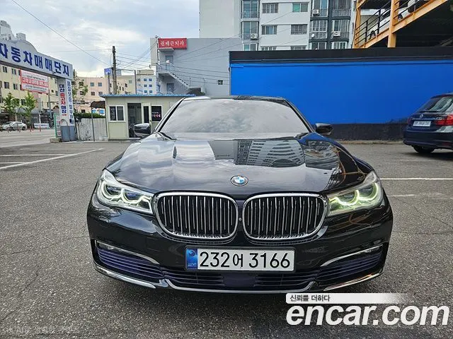 BMW 7 SERIES 2016 — 203 512 км, чёрный, Корея — под ключ — фото 3