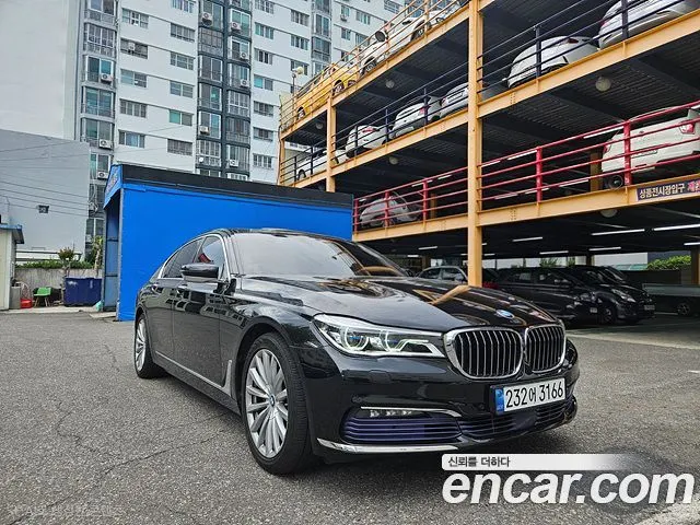 BMW 7 SERIES 2016 — 203 512 км, чёрный, Корея — под ключ — фото 4