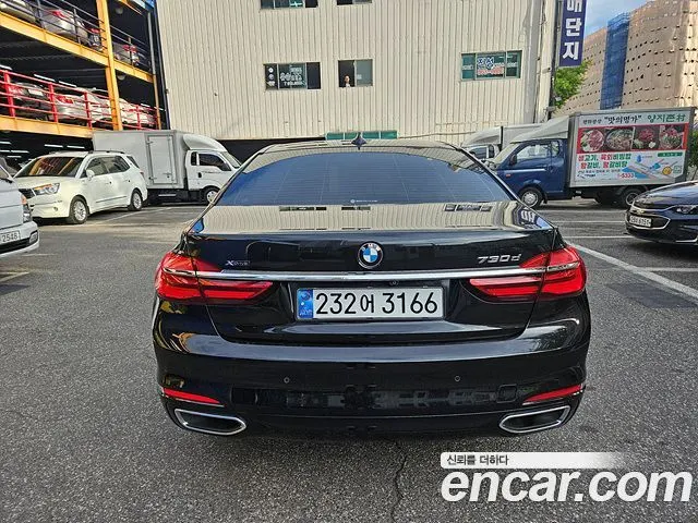 BMW 7 SERIES 2016 — 203 512 км, чёрный, Корея — под ключ — фото 6
