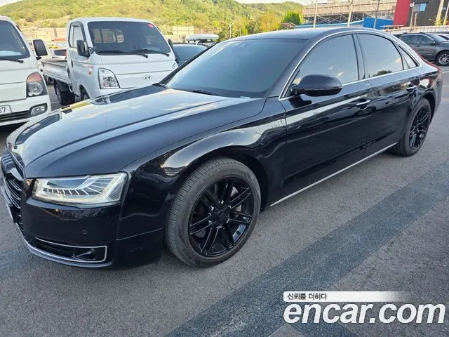 AUDI A8 2015 — 137 000 км, чёрный, Корея — под ключ — фото 2