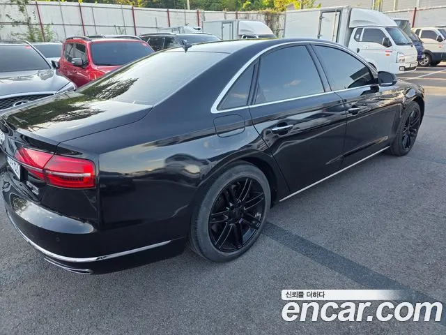 AUDI A8 2015 — 137 000 км, чёрный, Корея — под ключ — фото 4