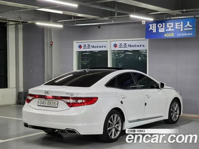 HYUNDAI GRANDEUR 2016 — 228 100 км, белый-перламутр, Корея — под ключ — фото 4