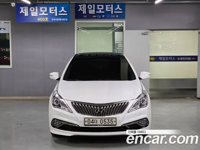HYUNDAI GRANDEUR 2016 — 228 100 км, белый-перламутр, Корея — под ключ — фото 6