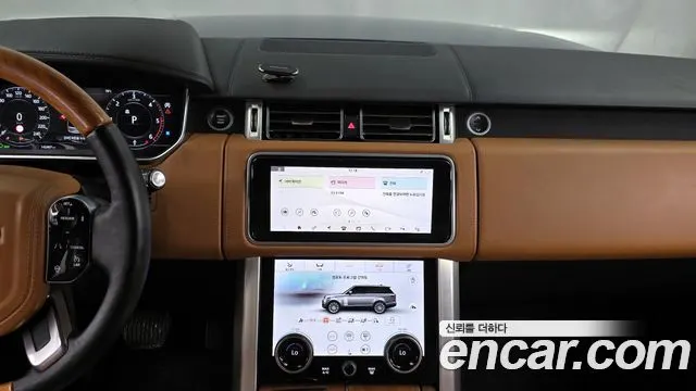 LAND ROVER RANGE ROVER (4 ПОК.) 2018 — 142 487 км, голубой, Корея — под ключ — фото 12
