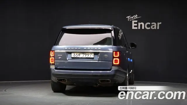 LAND ROVER RANGE ROVER (4 ПОК.) 2018 — 142 487 км, голубой, Корея — под ключ — фото 4