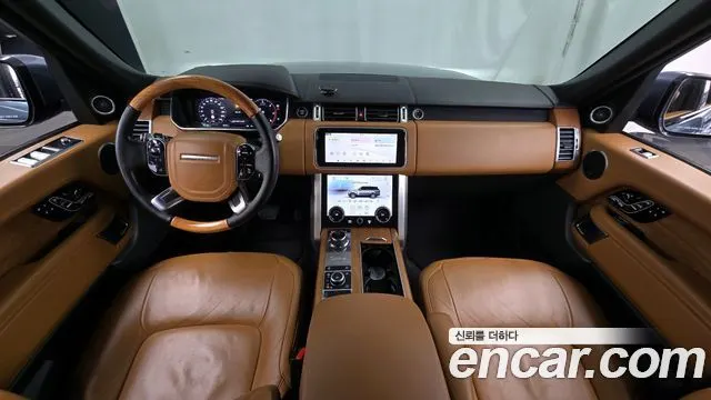 LAND ROVER RANGE ROVER (4 ПОК.) 2018 — 142 487 км, голубой, Корея — под ключ — фото 7