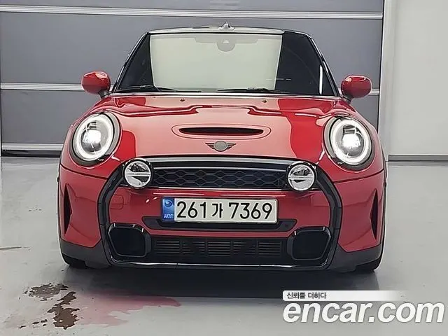 MINI COOPER S CONVERTIBLE 2022 — 32 254 км, красный, Корея — под ключ — фото 2
