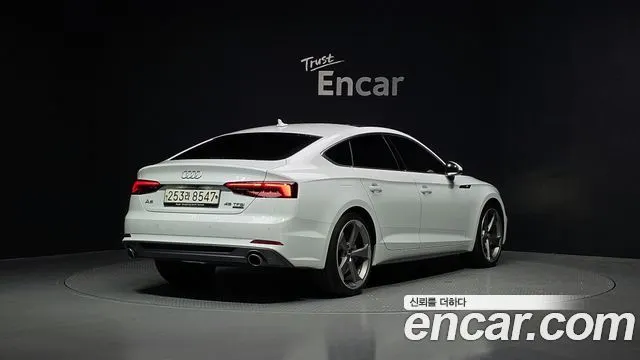 AUDI A5 2019 — 97 488 км, белый, Корея — под ключ — фото 2