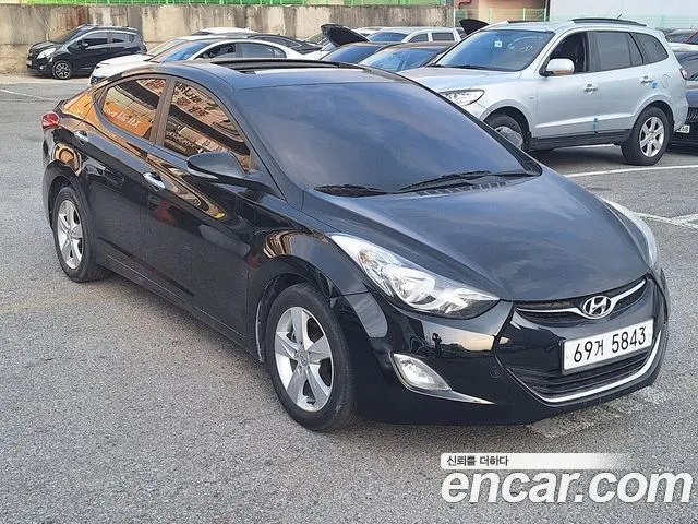 HYUNDAI AVANTE 2011 — 157 000 км, чёрный, Корея — под ключ — фото 3
