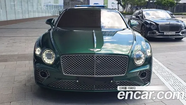 BENTLEY CONTINENTAL 2022 — 23 000 км, тёмно-зелёный, Корея — под ключ — фото 4