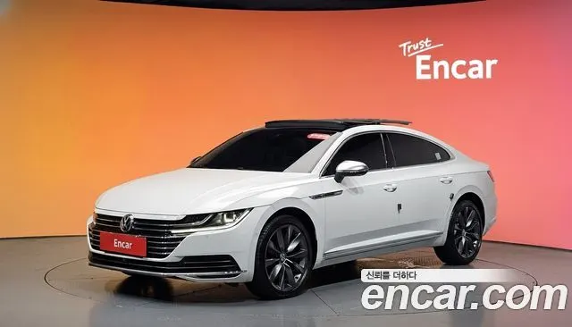 VOLKSWAGEN ARTEON 2020 — 47 650 км, белый, Корея — под ключ — фото 2