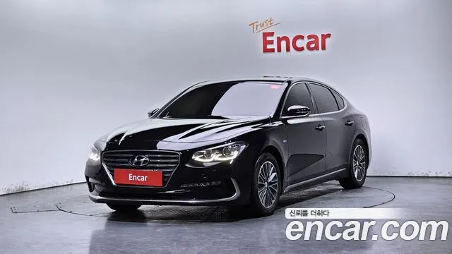 HYUNDAI GRANDEUR HYBRID 2019 — 118 045 км, чёрный, Корея — под ключ — фото 1