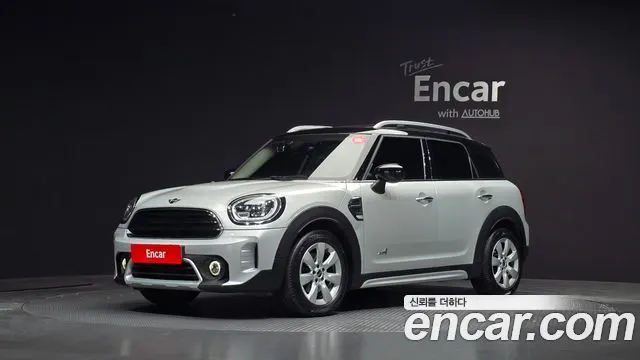 MINI COOPER D COUNTRYMAN 2021 — 95 602 км, серебристый, Корея — под ключ — фото 1