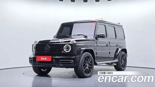 MERCEDES-BENZ G-CLASS W463B 2020 — 72 955 км, чёрный, Корея — под ключ — фото 1