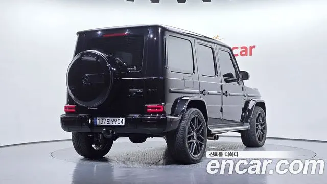 MERCEDES-BENZ G-CLASS W463B 2020 — 72 955 км, чёрный, Корея — под ключ — фото 2