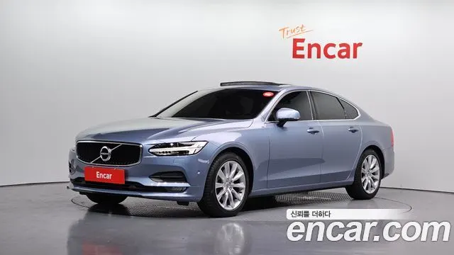 VOLVO S90 2017 — 65 758 км, светло-серебристый, Корея — под ключ — фото 1