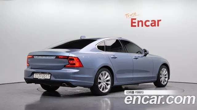 VOLVO S90 2017 — 65 758 км, светло-серебристый, Корея — под ключ — фото 2