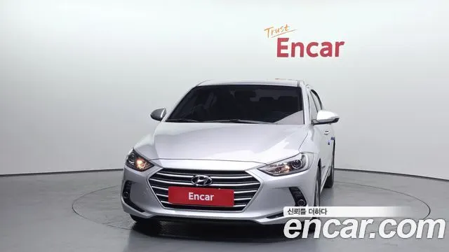 HYUNDAI AVANTE 2016 — 100 495 км, серебристо-серый, Корея — под ключ — фото 3
