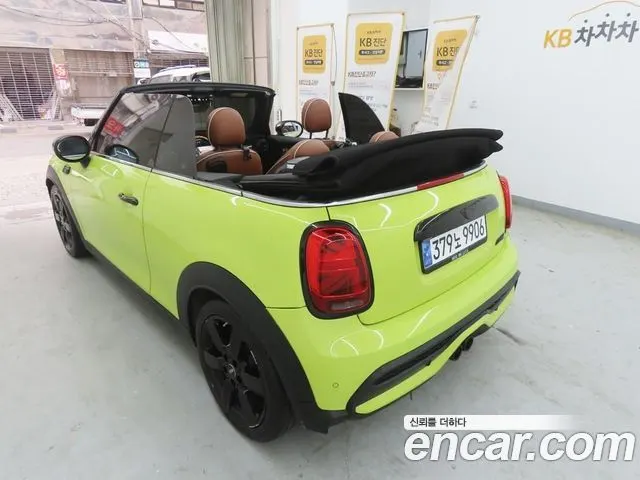 MINI COOPER S CONVERTIBLE 2022 — 100 000 км, жёлтый, Корея — под ключ — фото 7
