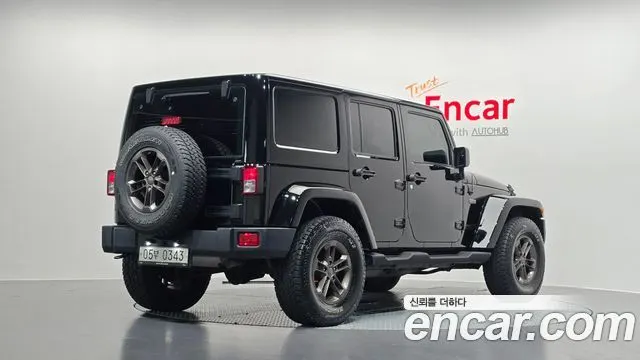JEEP WRANGLER 2016 — 67 433 км, чёрный, Корея — под ключ — фото 2