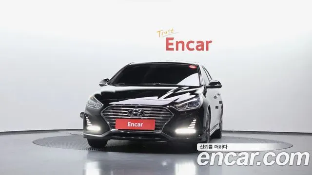 HYUNDAI SONATA HYBRID 2018 — 122 094 км, чёрный, Корея — под ключ — фото 3