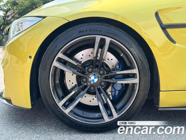 BMW M4 2016 — 199 000 км, жёлтый, Корея — под ключ — фото 7