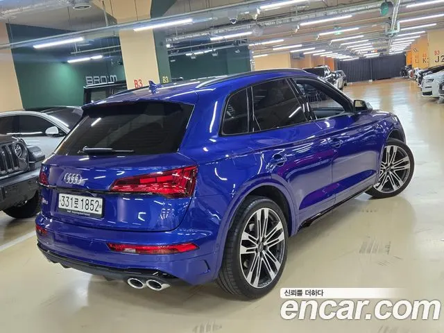 AUDI SQ5 2022 — 24 300 км, синий, Корея — под ключ — фото 4