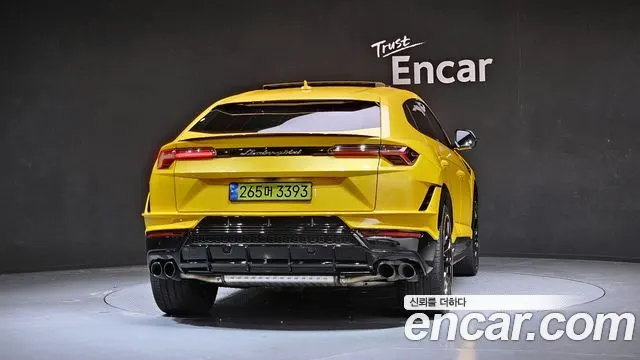 LAMBORGHINI URUS 2024 — 7 875 км, жёлтый, Корея — под ключ — фото 4