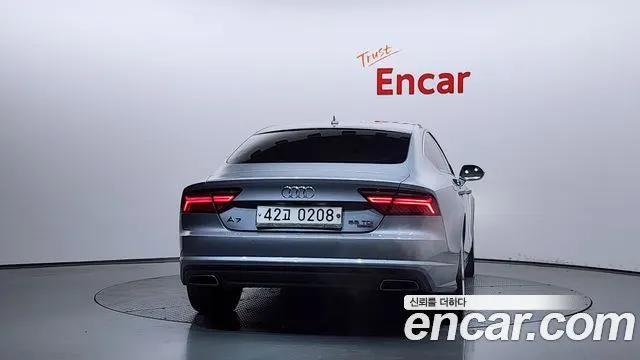 AUDI A7 2016 — 273 434 км, серебристо-серый, Корея — под ключ — фото 4