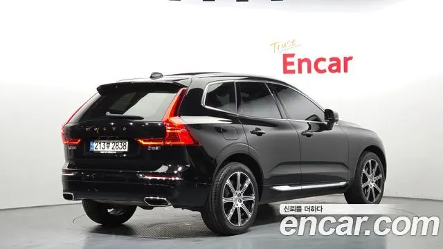 VOLVO XC60 2019 — 81 184 км, чёрный, Корея — под ключ — фото 2