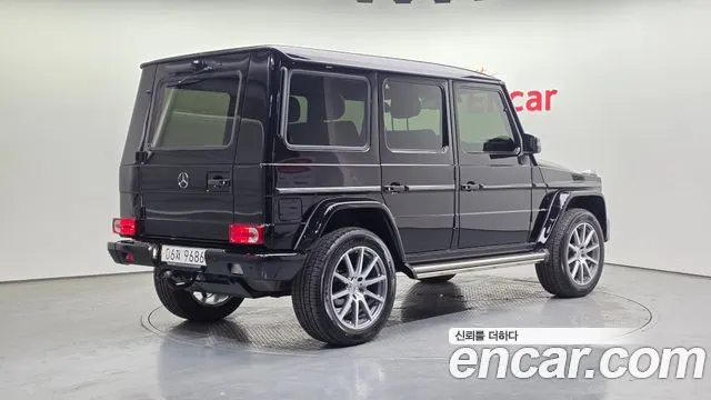 MERCEDES-BENZ G-CLASS W463 2017 — 77 978 км, чёрный, Корея — под ключ — фото 2