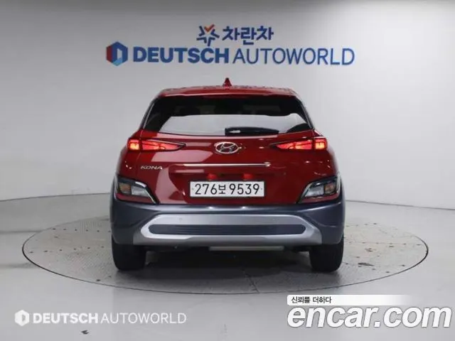 HYUNDAI KONA HYBRID 2021 — 114 383 км, красный, Корея — под ключ — фото 4