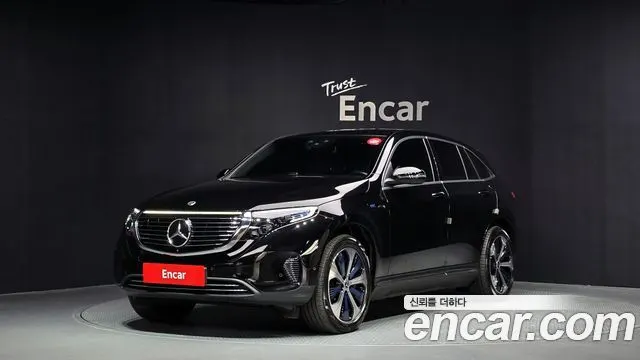 MERCEDES-BENZ EQC N293 2020 — 163 331 км, чёрный, Корея — под ключ — фото 1