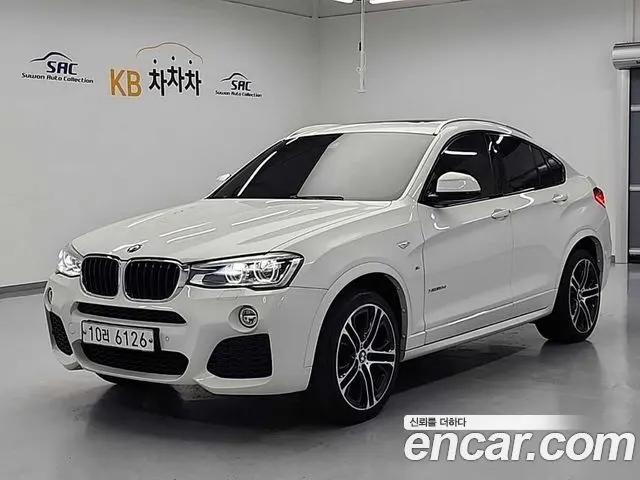 BMW X4 2017 — 133 589 км, белый, Корея — под ключ — фото 1