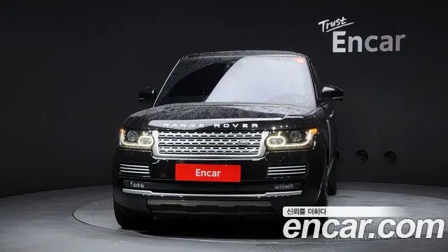 LAND ROVER RANGE ROVER (4 ПОК.) 2017 — 104 440 км, чёрный, Корея — под ключ — фото 3