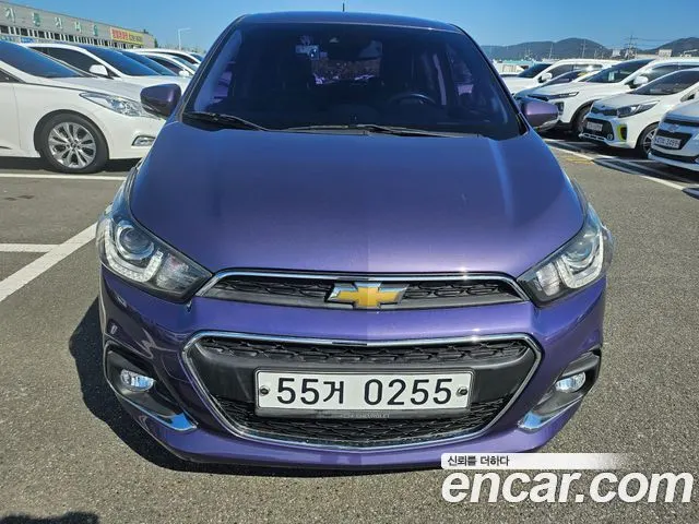 CHEVROLET SPARK 2016 — 67 750 км, фиолетовый, Корея — под ключ — фото 3