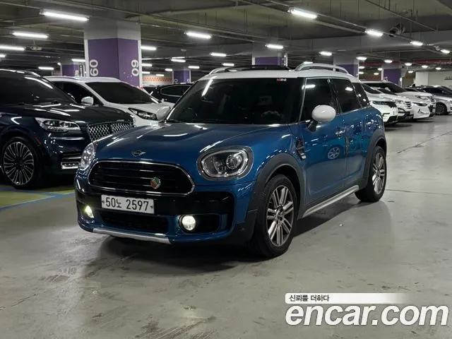 MINI COOPER COUNTRYMAN 2019 — 60 142 км, синий, Корея — под ключ — фото 3
