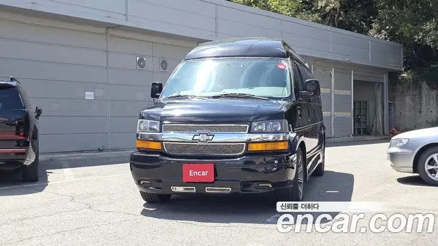 CHEVROLET EXPRESS VAN 2016 — 127 348 км, чёрный, Корея — под ключ — фото 3