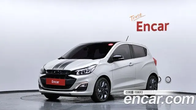CHEVROLET SPARK 2019 — 46 983 км, белый-перламутр, Корея — под ключ — фото 1